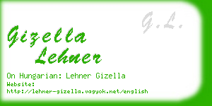 gizella lehner business card